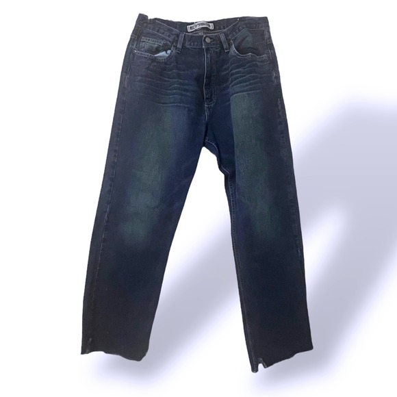 Express Precision Fit Boot Cut Jeans  34x34 Western Cowboy Minimalist  Denim - Picture 1 of 9